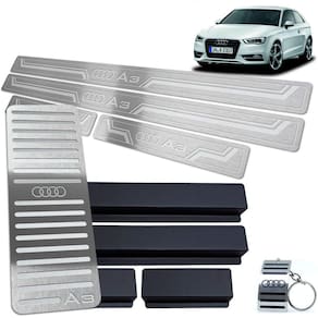 Soleiras Com Descanso De Pé Prata Audi A3 2014 Em Diante