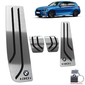 Pedaleira Manual + Descanso Bmw 130i 2006 A 2012 Preto