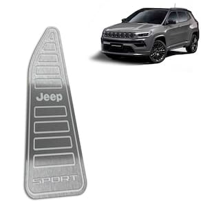 Descanso De Pé Aço Inox Jeep Compass Sport 2022 Prata