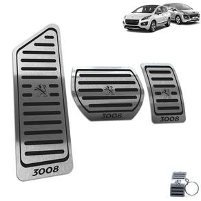Pedaleira + Descanso Peugeot 3008 2011 Até 2016 Preto