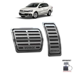 Pedaleira Automático Volkswagen Voyage 2010 A 2020 Preto