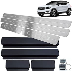 Soleiras de Portas Volvo XC40 2018 A 2020 Aço Inox Prata