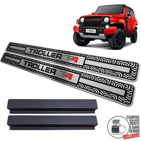 Soleira Baixo Relevo Em Aço Inox Troller T4 2015 A 2022