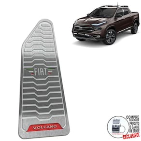 Descanso De Pé Em Aço Inox Fiat Toro Volcano 2022/...