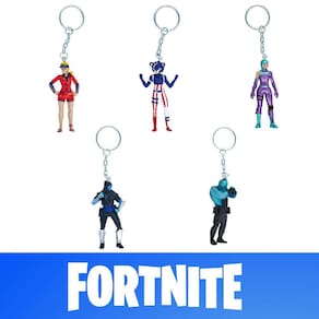 Fortnite Keychains 5pk Sun Strider Fireworks Líder Maravilha