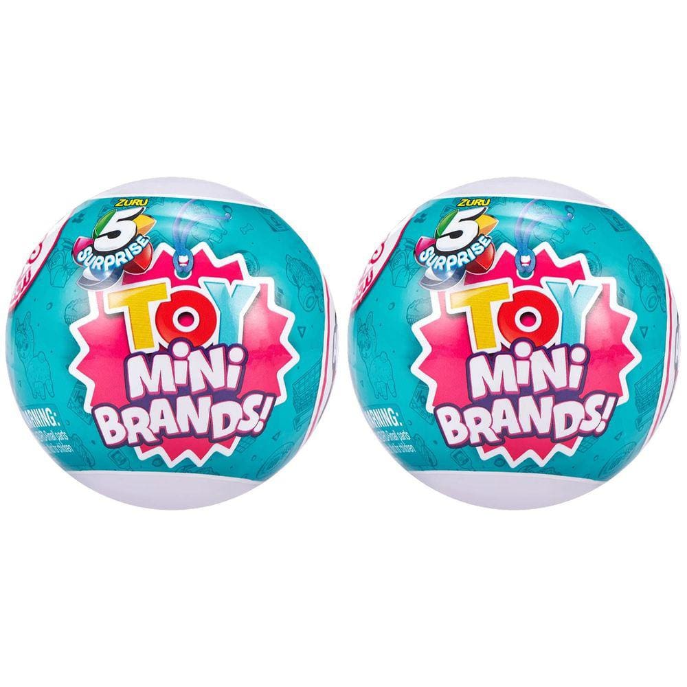 5 Surpresa Toy Mini Marcas Cápsula 2pk Série 1 Miniatura