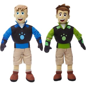 Boneca de Pelúcia Wild Kratts Chris & Martin, Conjunto de Trajes de Poder