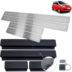 Soleiras Chery QQ 2015 a 2020 Prata Baixo Relevo