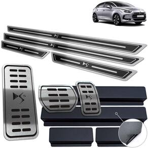 Descanso Pedaleira Soleira Preto Citroen DS5 2012 A 2018