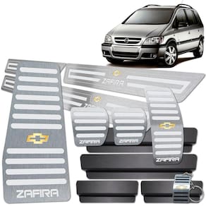 Descanso Soleira Pedaleira Manual Prata Zafira 2001 A 2012