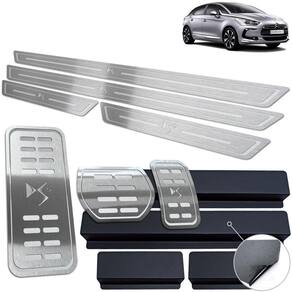 Descanso Soleira Pedaleira Citroen DS5 2012 A 2018 Prata