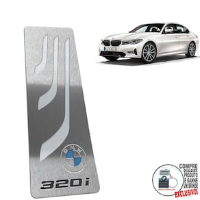 Descanso de Pé Aço Inox Prata Bmw 320I G20 2020 2021