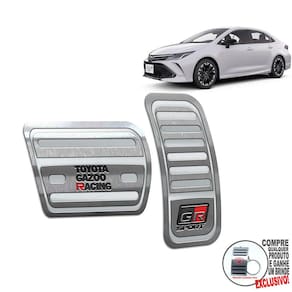 Pedaleira Toyota Corolla Gr Sport 2020 A 2022 Prata