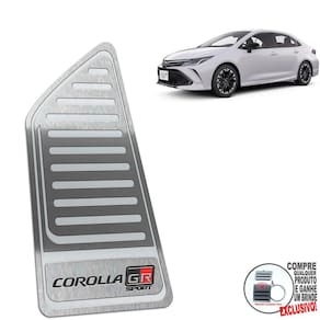 Descanso De Pé Toyota Corolla Gr Sport 2020 A 2022 Prata