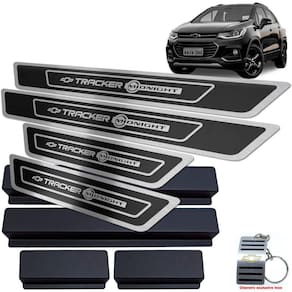 Soleira Chevrolet Tracker Midnight Preto Alto Relevo