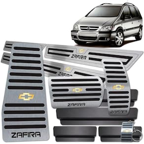 Descanso Soleira Pedaleira Automático Preto Zafira 2001 A 12