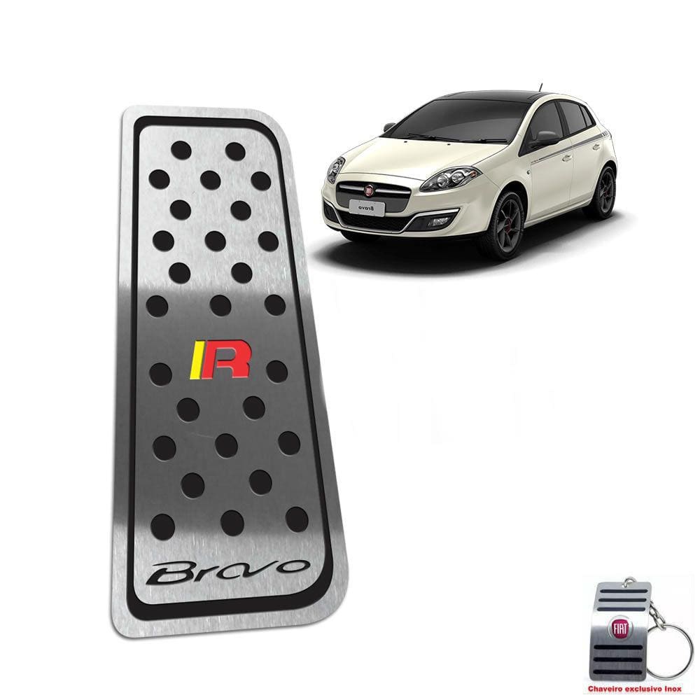 Descanso de Pé Fiat Bravo Sporting 2012 A 2016 Preto