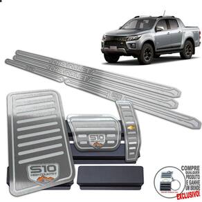 Descanso Pedaleira Soleira S10 High Country 2022 Prata
