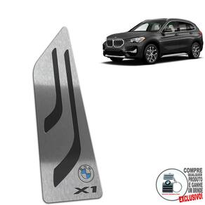 Descanso De Pé Em Aço Inox Bmw X1 2021/ Preto