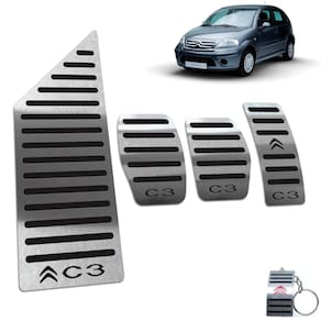 Descanso + Pedaleira Manual Citroen C3 2003 A 2012 Preto