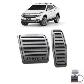 Pedaleira Automático Fiat Toro Ranch 2016 A 2021 Preto