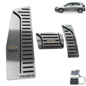 Descanso + Pedaleira Chevrolet Onix Premier 2020 Preto