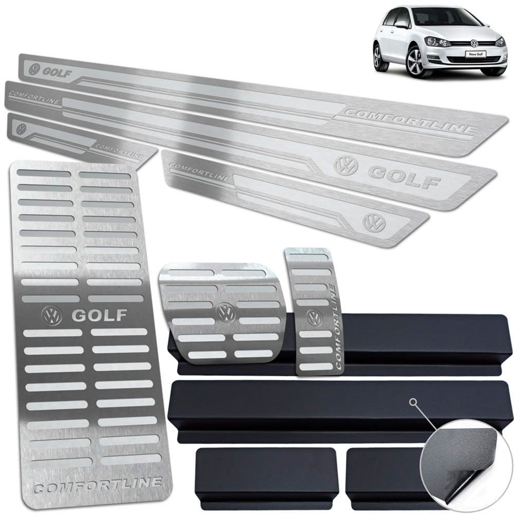 Descanso Pedaleira Automático Soleira Golf Comfortline Prata