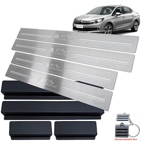 Soleira Baixo Relevo Prata Citreon C4 Lounge 2014 A 2020