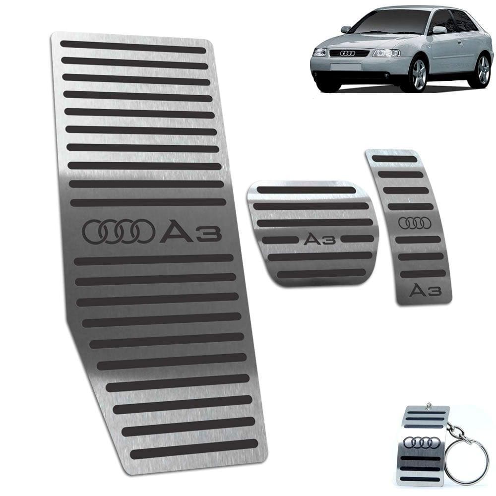 Pedaleira Automático + Descanso Audi A3 1996 A 2006 Preto