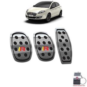 Pedaleira Manual Fiat Bravo Sporting 2012 A 2016 Preto