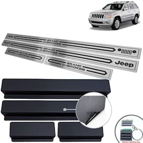 Soleira Jeep Grand Cherokee 2000 a 2010 Preto Baixo Relevo