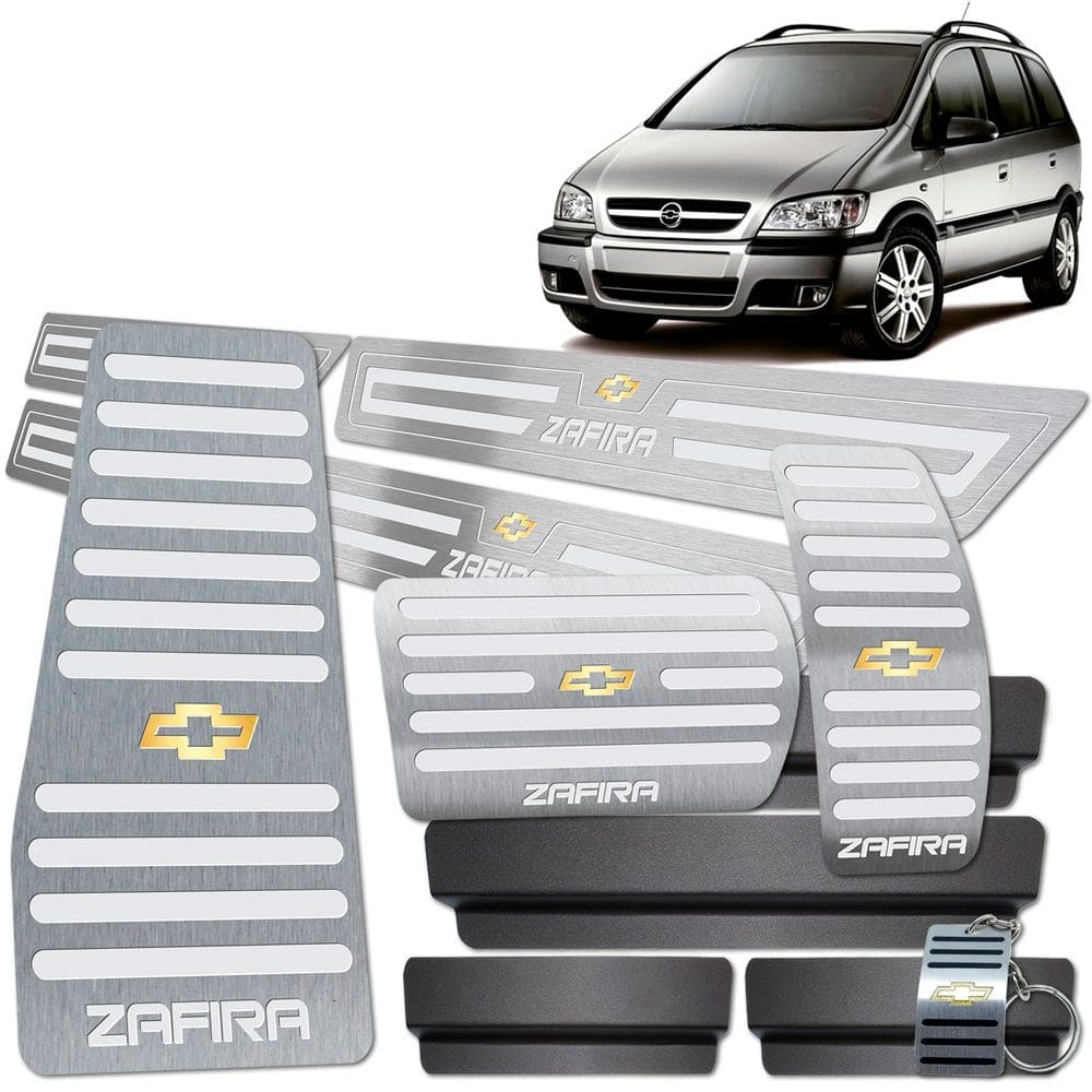 Descanso Soleira Pedaleira Automático Prata Zafira 2001 A 12