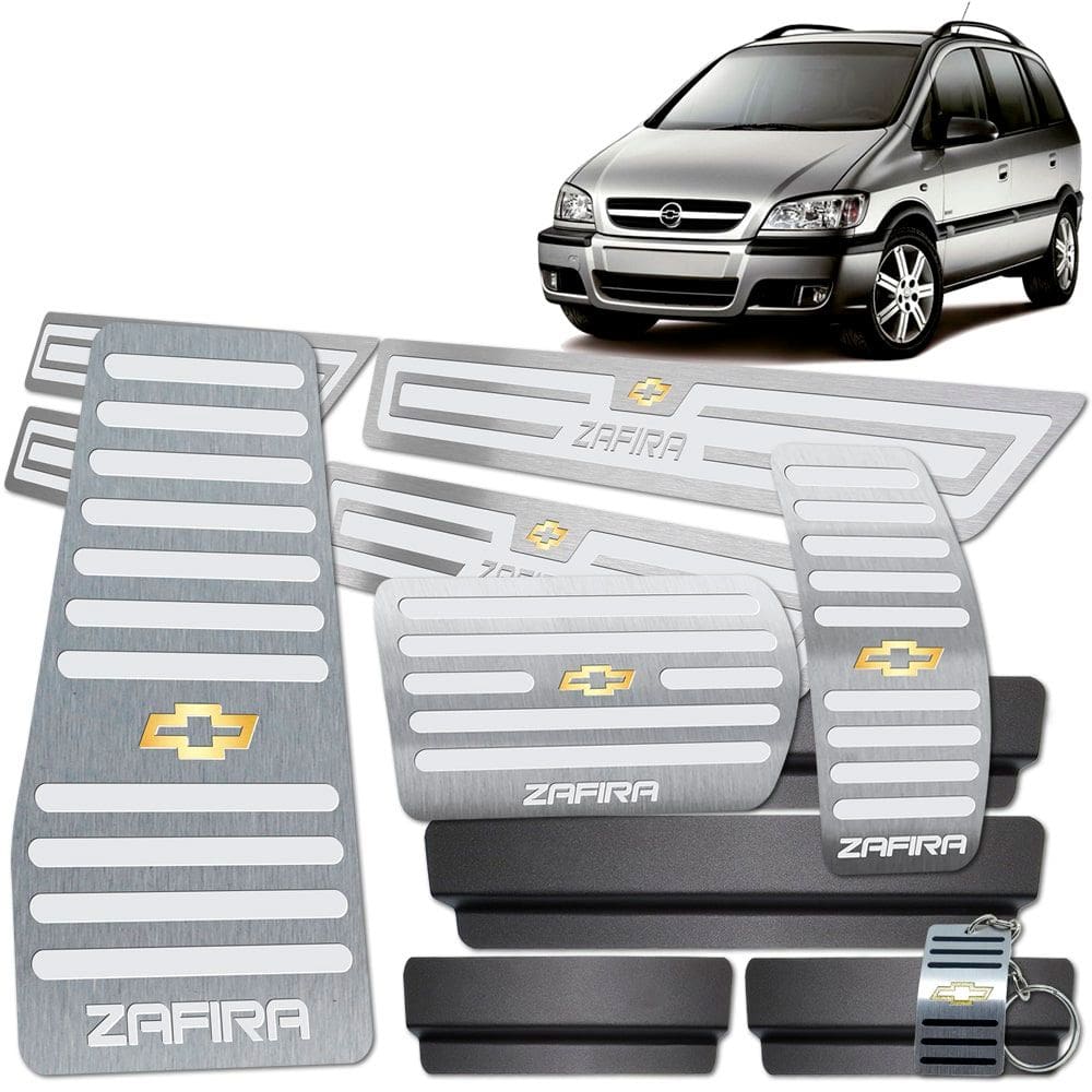 Descanso Pedaleira Automático Soleira Zafira 2001 A 12 Prata