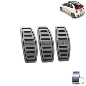 Pedaleira Manual Fiat 500 Cabrio 2012 A 2015 Preto