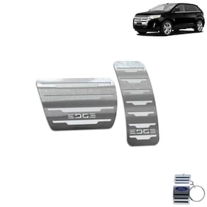 Pedaleira Automático Ford Edge 2011 A 2015 Em Aço Inox