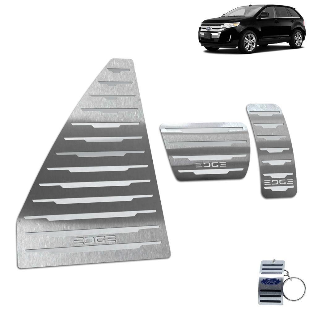 Descanso + Pedaleira Automático Ford Edge 2011 A 2015 Inox