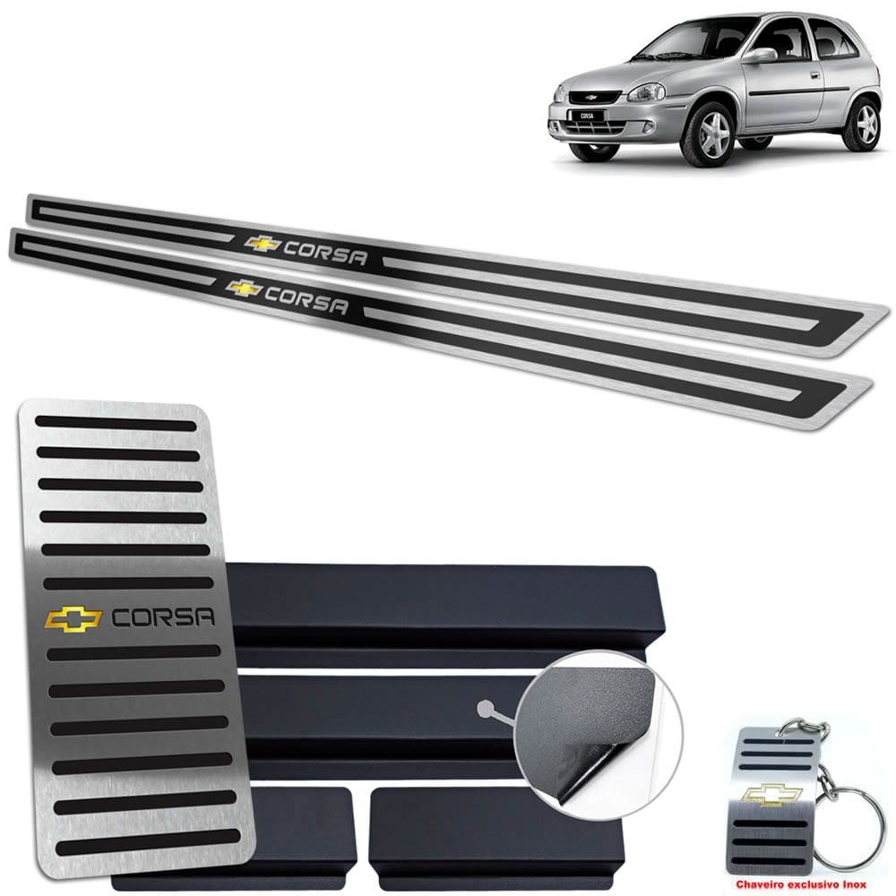 Descanso Soleira Preto Alto Relevo 2P Corsa 1994 A 2001