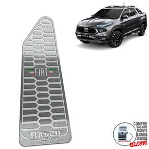 Descanso de Pé Aço Inox Fiat Toro Ranch 2022/...