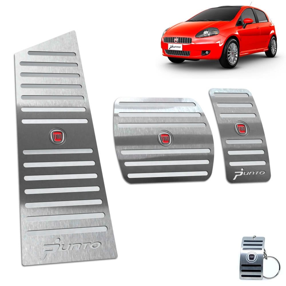 Pedaleira Automático + Descanso Fiat Punto 2007 A 2012