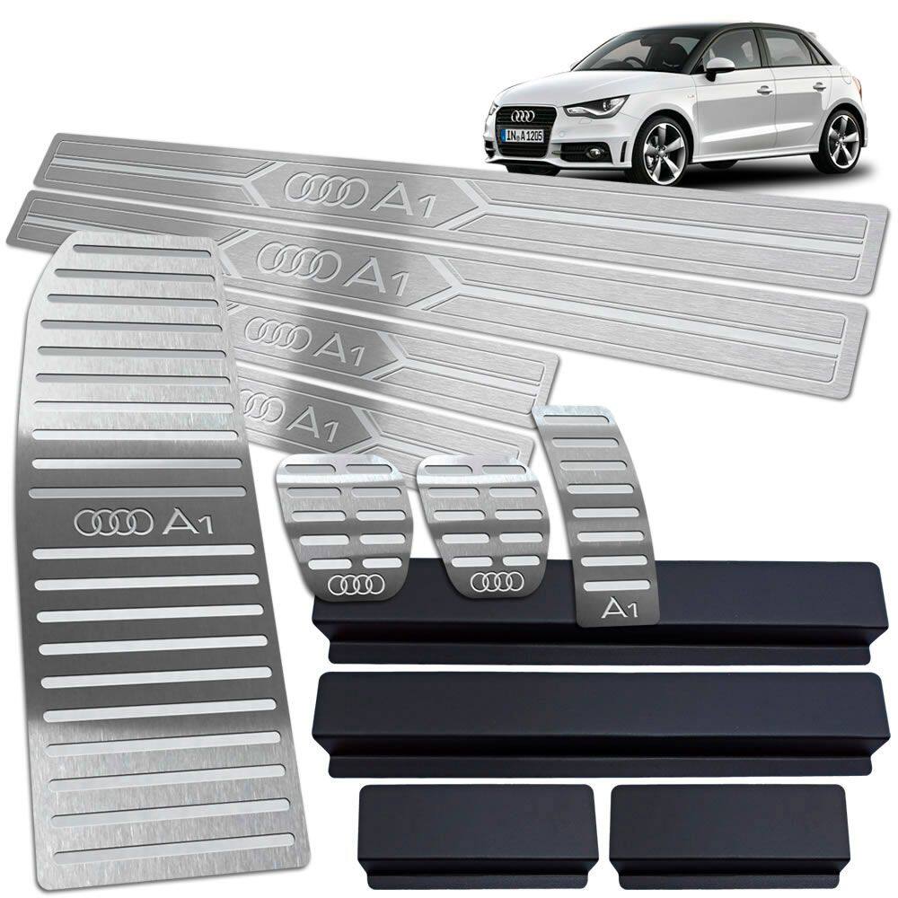 Soleira Pedaleira Manual Descanso Audi A1 2011 2018 Prata 4P
