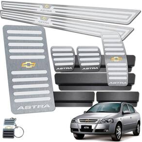 Descanso Pedaleira Manual Soleira Astra 2 Portas Prata