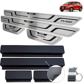 Soleira Chevrolet Onix Turbo 2020 Preto Baixo Relevo