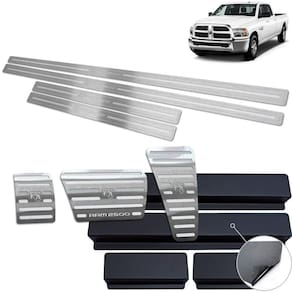 Soleira Pedaleira Prata Dodge Ram 2500 2012 A 2017