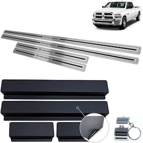 Soleira Dodge Ram 2500 2012 A 2017 Preto Baixo Relevo