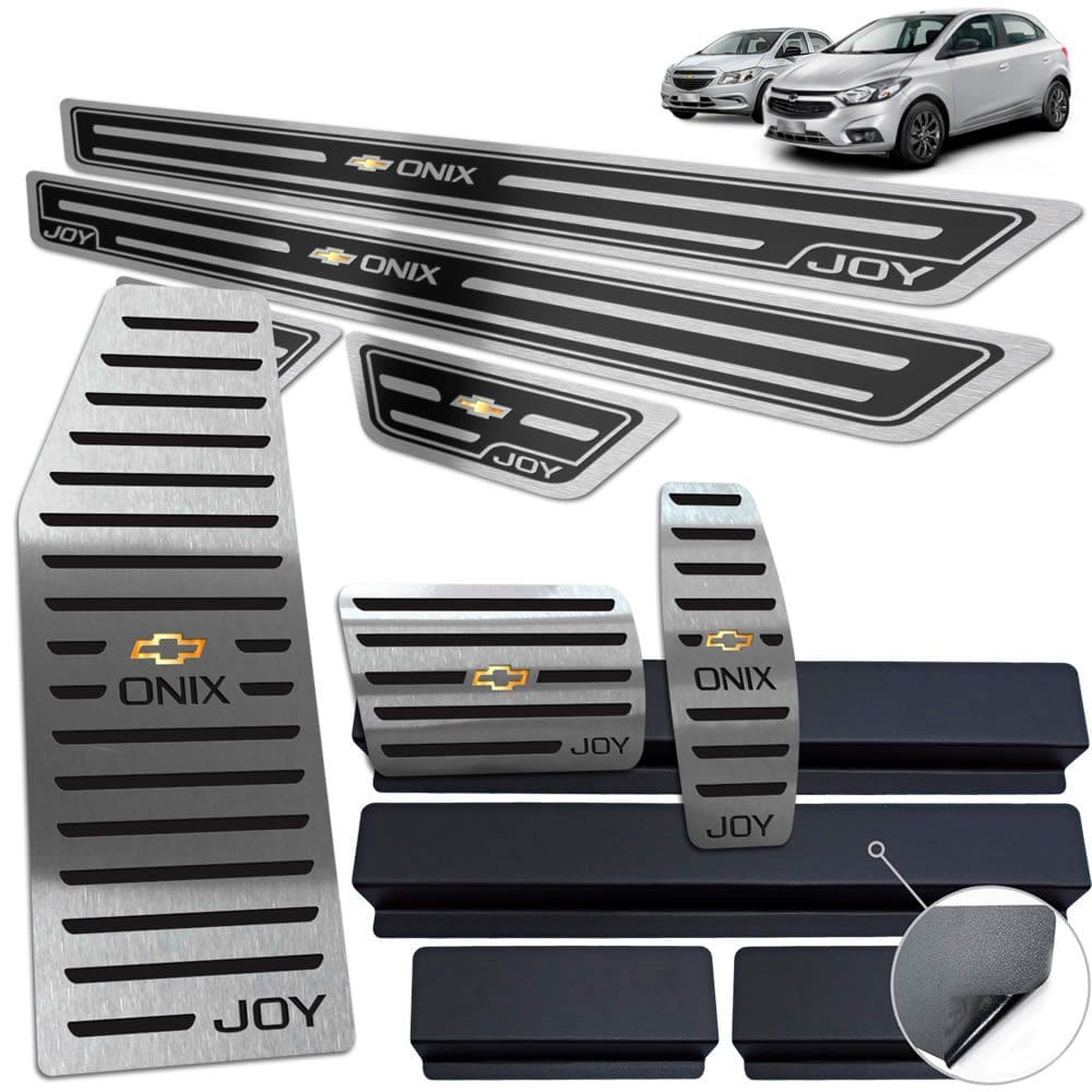 Descanso Pedaleira Automátic Soleira Onix Joy 2013 20 Preto