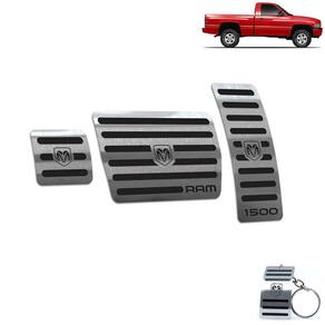 Pedaleira Automático Dodge Ram 1500 1994 A 2001 Preto