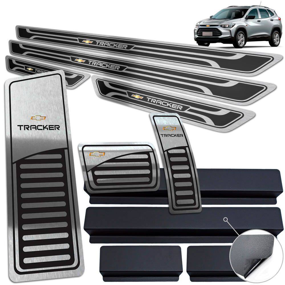 Descanso Pedaleira Automático Soleira Tracker 2020 Preto
