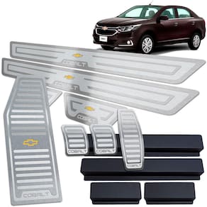 Descanso Soleira Pedaleira Manual Prata Chevrolet Cobalt