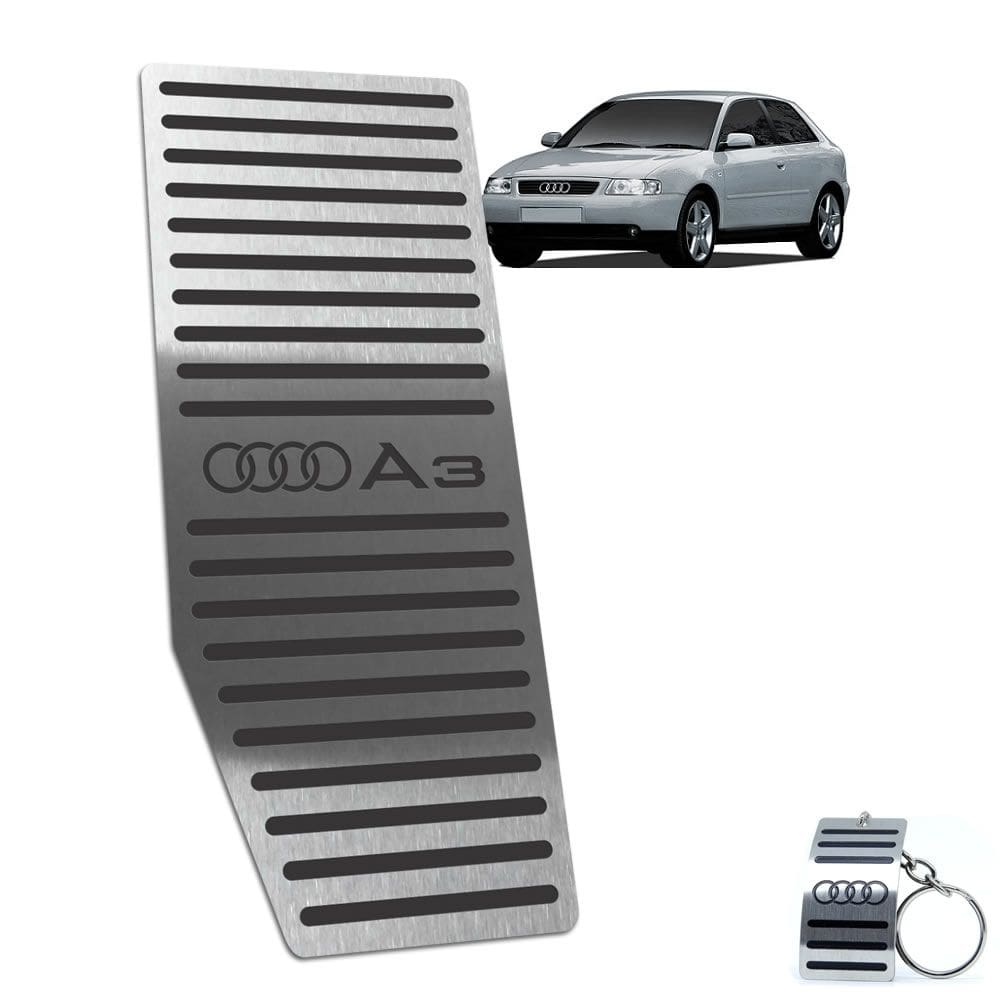 Descanso de Pé Audi A3 1996 ATÉ 2006 Aço Inox Preto
