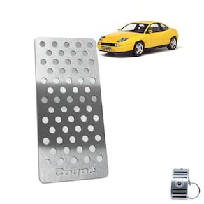 Descanso De Pé Em Aço Inox Fiat Coupé Prata
